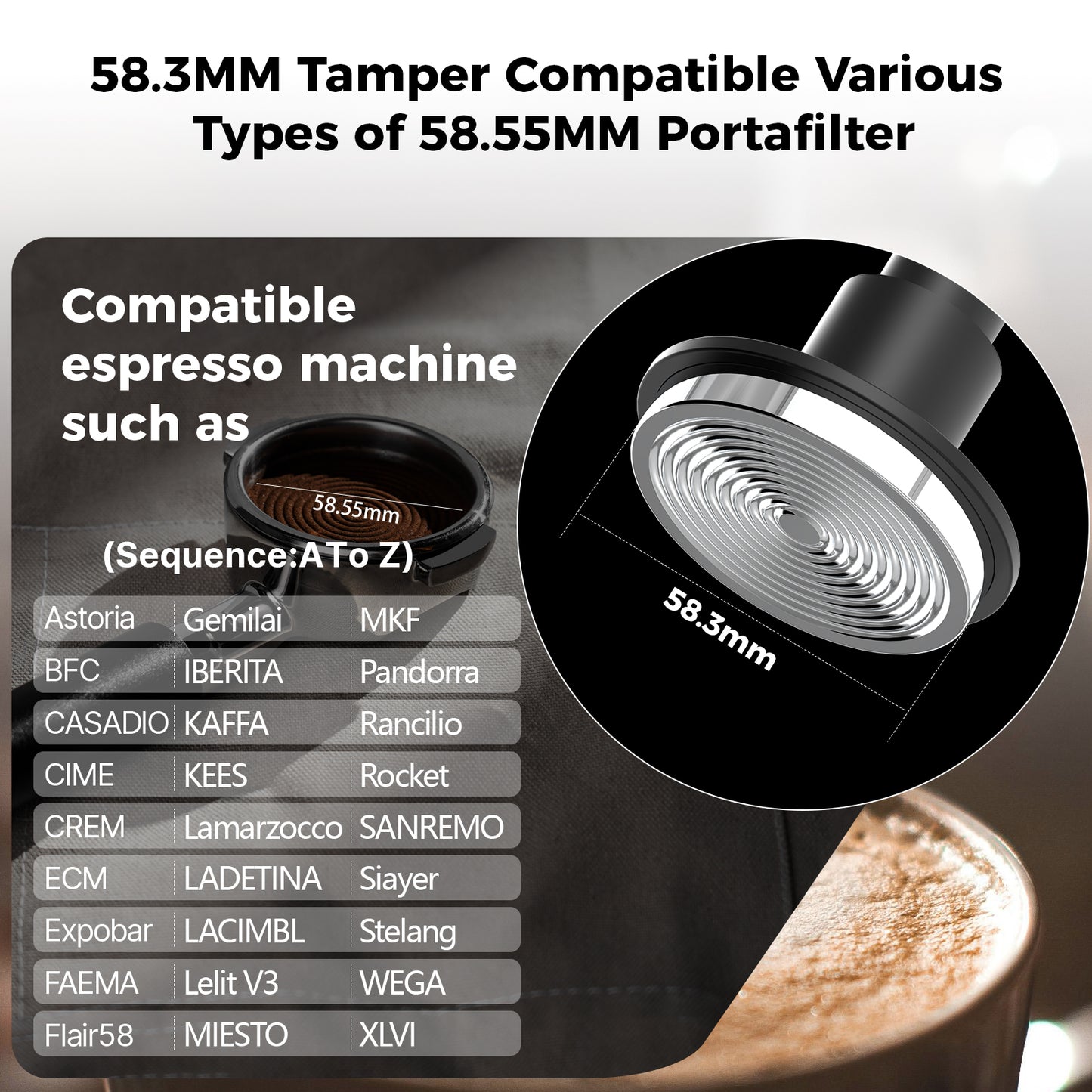 IKAPE V5 Coffee Tamper Click Espresso Calibrated Tamper Sound Feedback