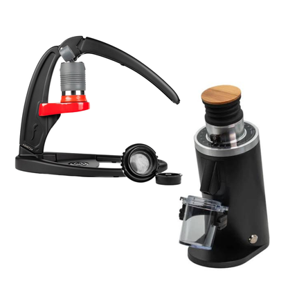 Bundle: Flair Espresso Maker + DF54/DF64 Single Dose Electric Grinder