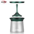 IKAPE Coffee Blind Shaker Espresso Powder Receiver Cup (Black or Silver) [KAPE CON]
