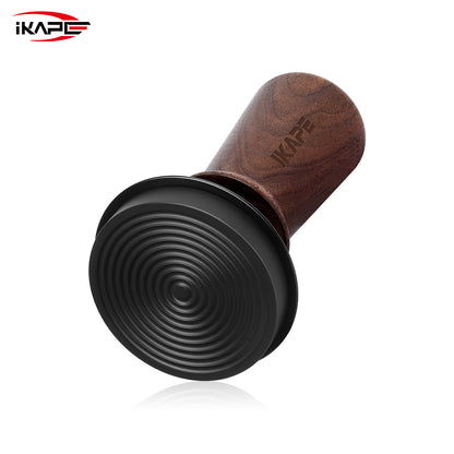 IKAPE V3 Calibrated Coffee Tamper (Wooden Handle, Black Base) Espresso Accesories