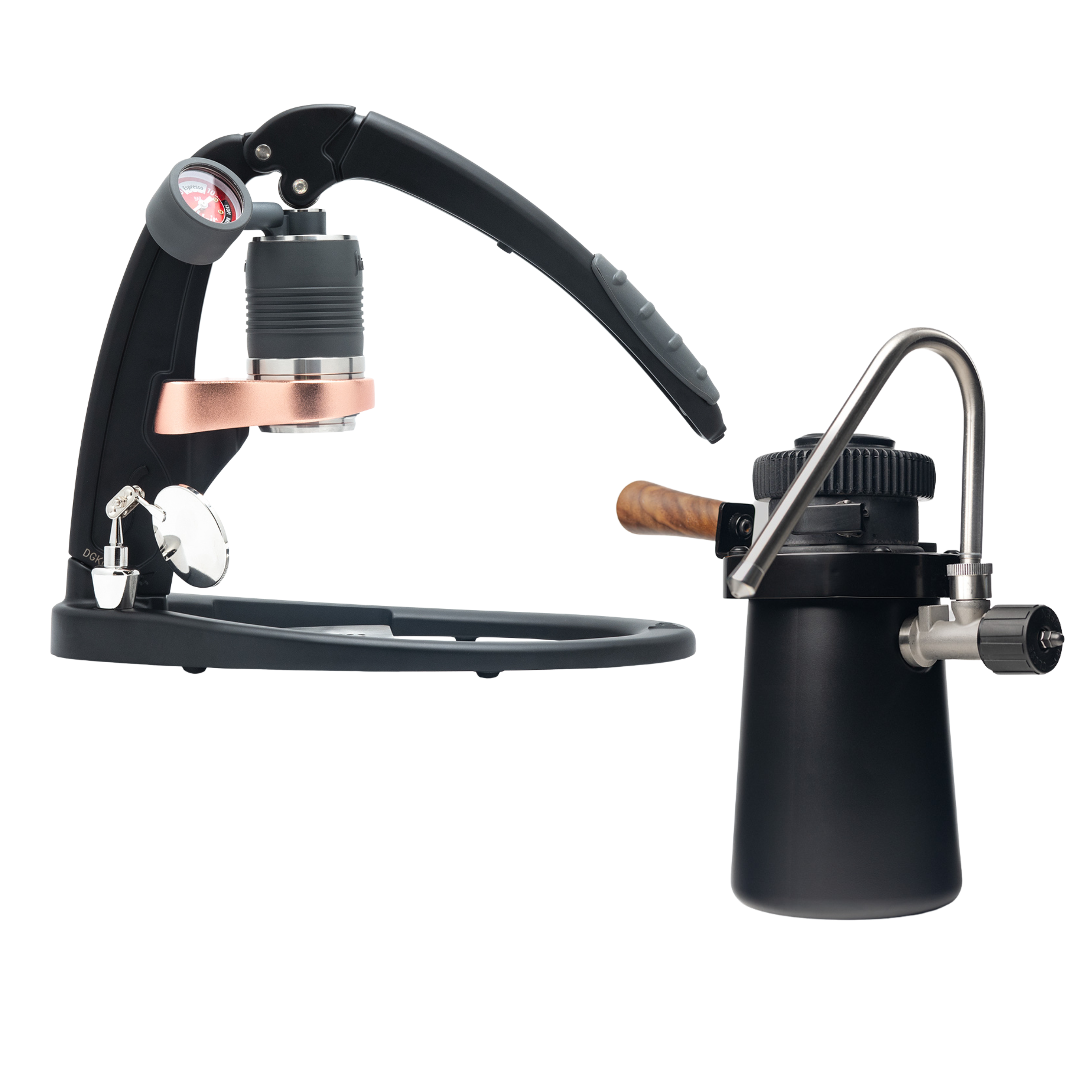Flair Espresso Maker x Flair Wizard Milk Steamer Bundle