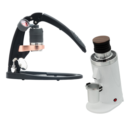 Bundle: Flair Espresso Maker + DF54/DF64 Single Dose Electric Grinder