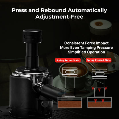 IKAPE V5 Coffee Tamper Click Espresso Calibrated Tamper Sound Feedback