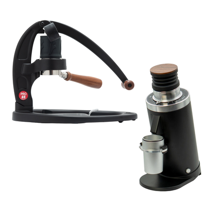 Bundle: Flair Espresso Maker + DF54/DF64 Single Dose Electric Grinder