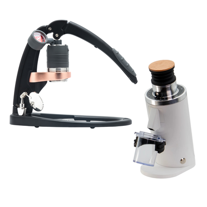 Bundle: Flair Espresso Maker + DF54/DF64 Single Dose Electric Grinder