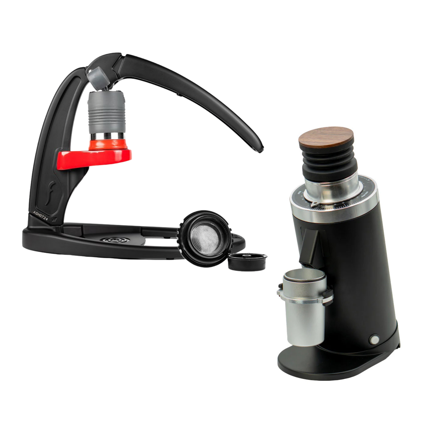 Bundle: Flair Espresso Maker + DF54/DF64 Single Dose Electric Grinder