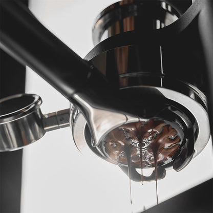 IKAPE Flat-bottom Bottomless Portafilter with Precision Basket - KKLUO