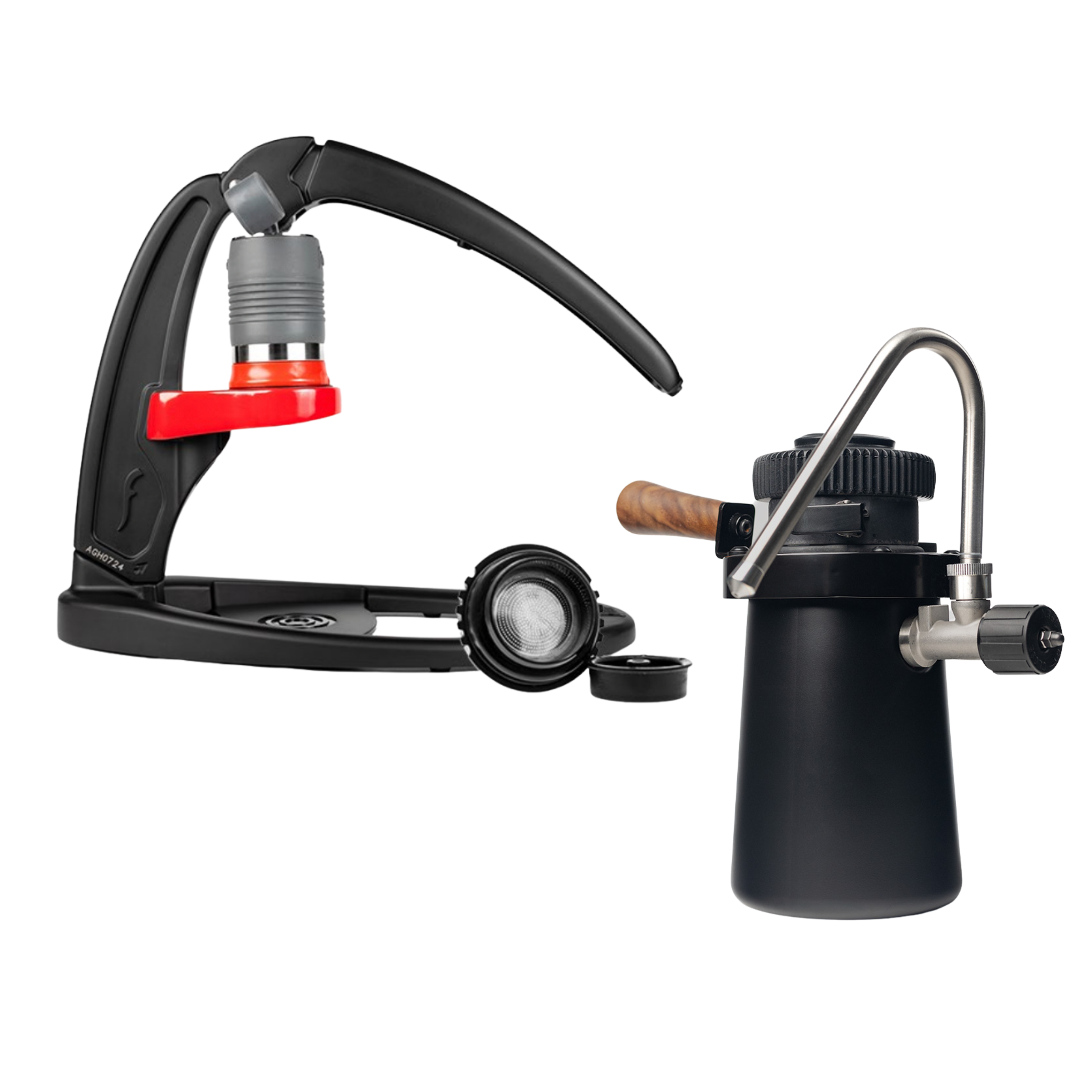 Flair Espresso Maker x Flair Wizard Milk Steamer Bundle