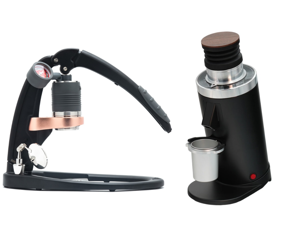 Bundle: Flair Espresso Maker + DF54/DF64 Single Dose Electric Grinder