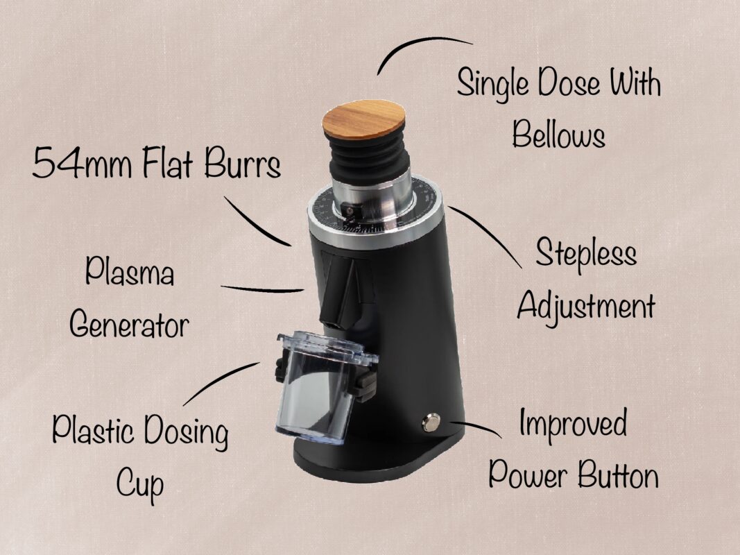 DF54 Single Dose Flat Burr Electric Grinder