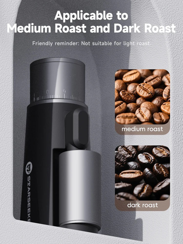 Starseeker Edge Mini Portable Coffee Grinder - 38mm Conical Burrs [NEW]