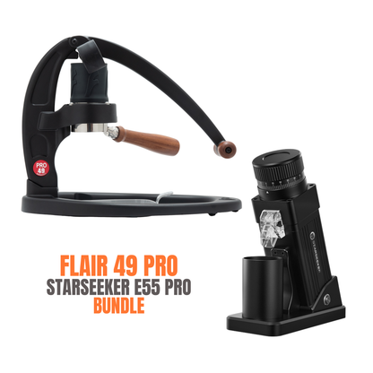Bundle: Flair Espresso Maker + Starseeker Electric Grinder