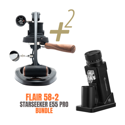 Bundle: Flair Espresso Maker + Starseeker Electric Grinder