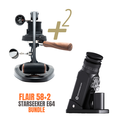Bundle: Flair Espresso Maker + Starseeker Electric Grinder