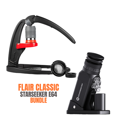 Bundle: Flair Espresso Maker + Starseeker Electric Grinder