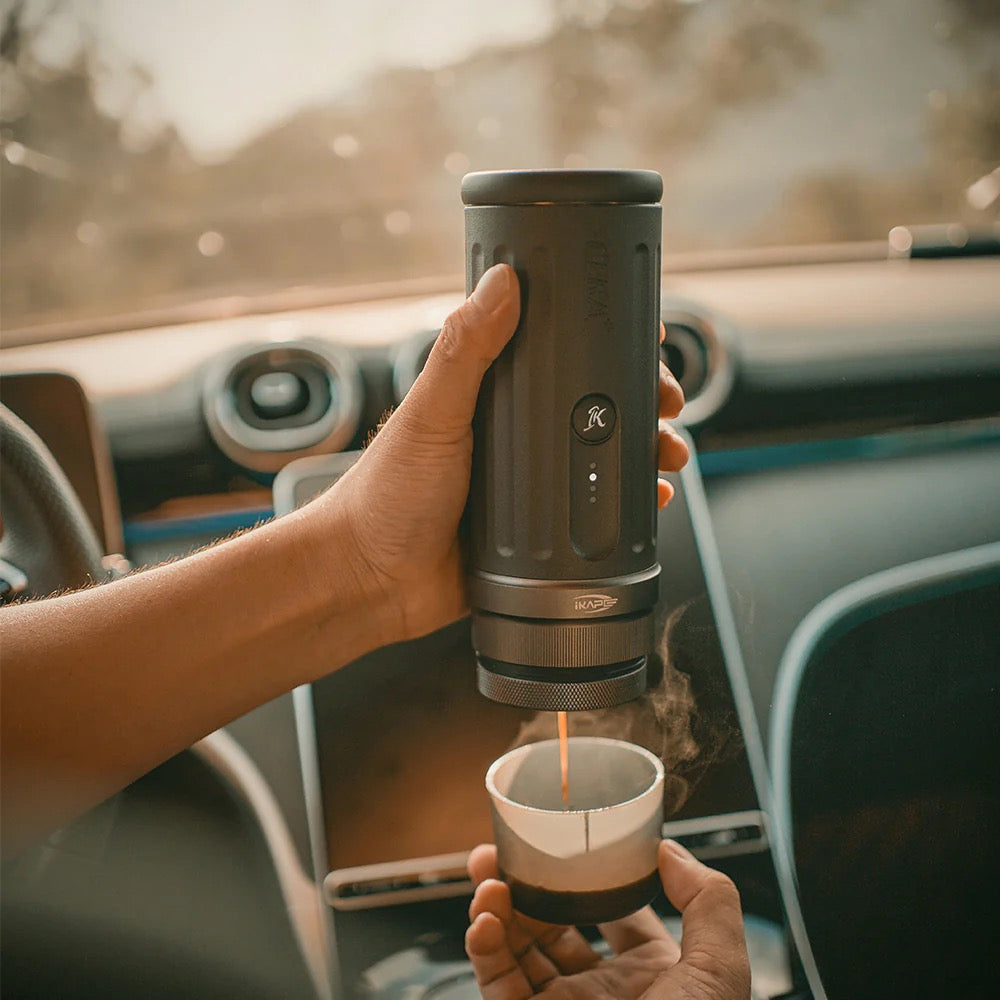 IKAPE Portable Coffee Maker with 58mm Bottomless Basket - KAPO K2
