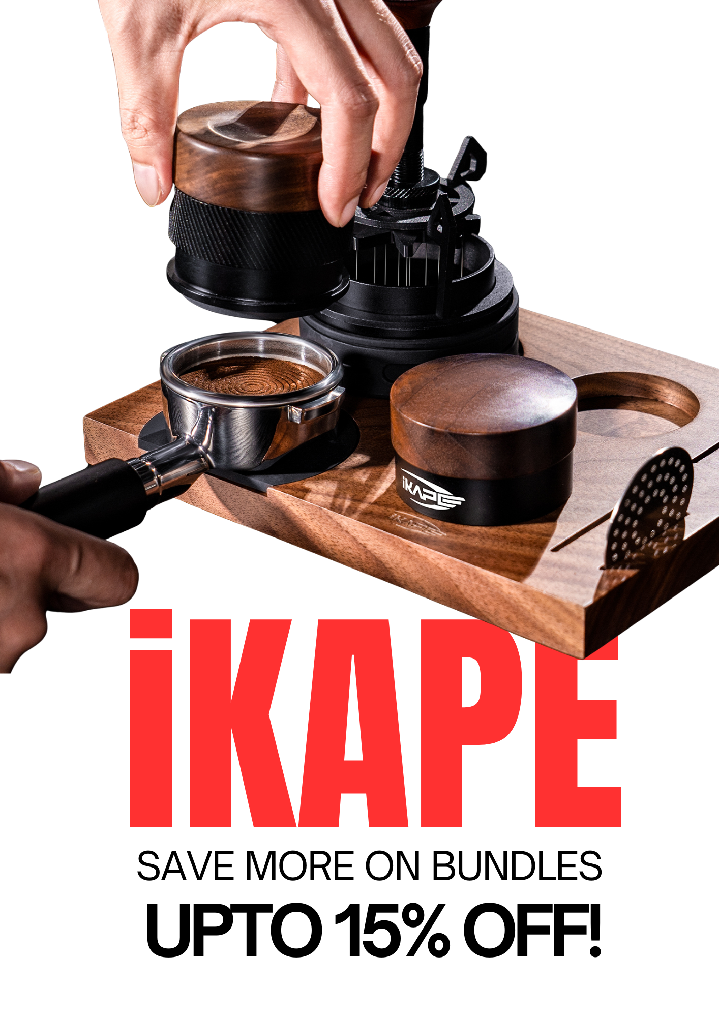 IKAPE Espresso Tools Bundles 51mm / 54mm / 58mm