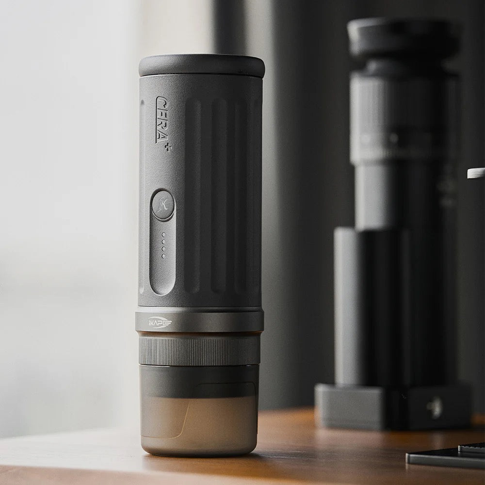 IKAPE Portable Coffee Maker with Heating Function and 51mm Bottomless Basket- KAPO K2