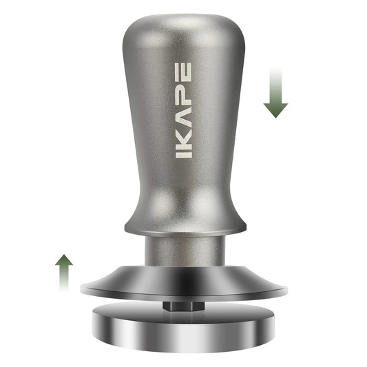 IKAPE V3 Spring-loaded Calibrated Coffee Tamper (Black or Silver)