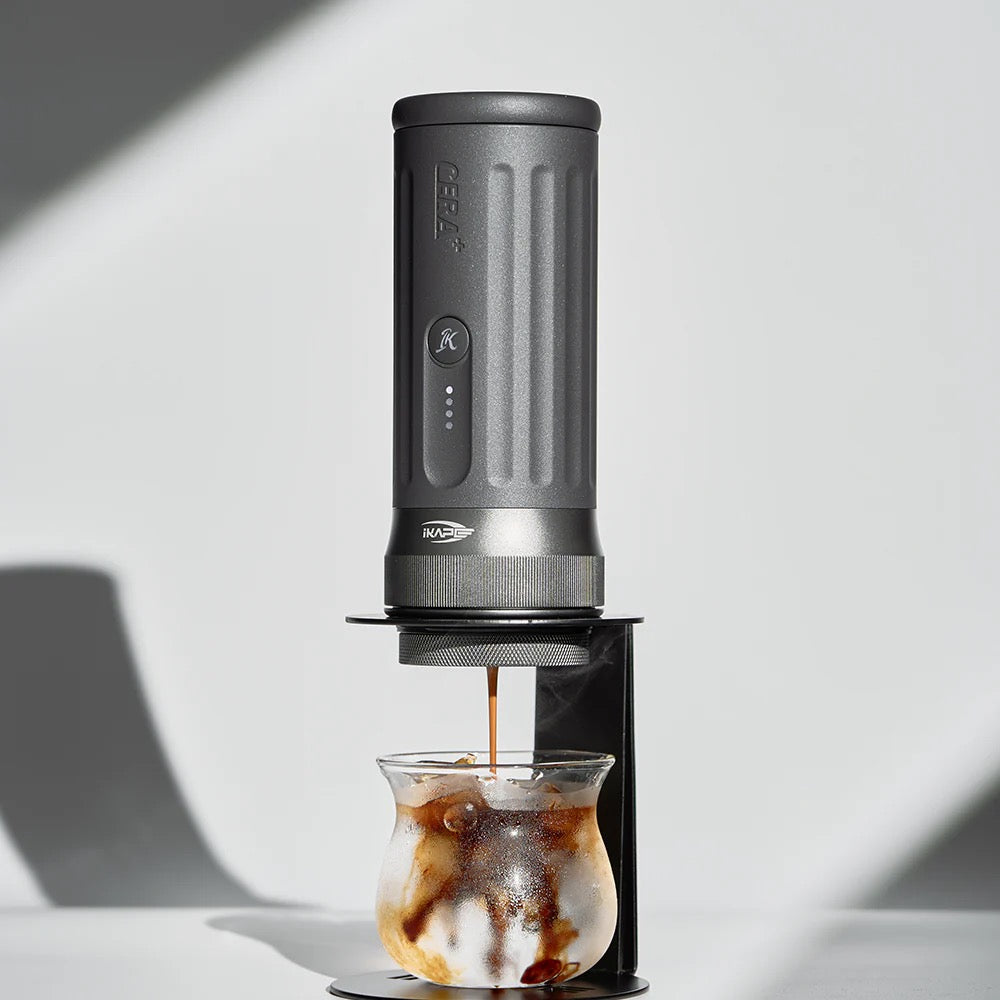IKAPE Portable Coffee Maker with 58mm Bottomless Basket - KAPO K2