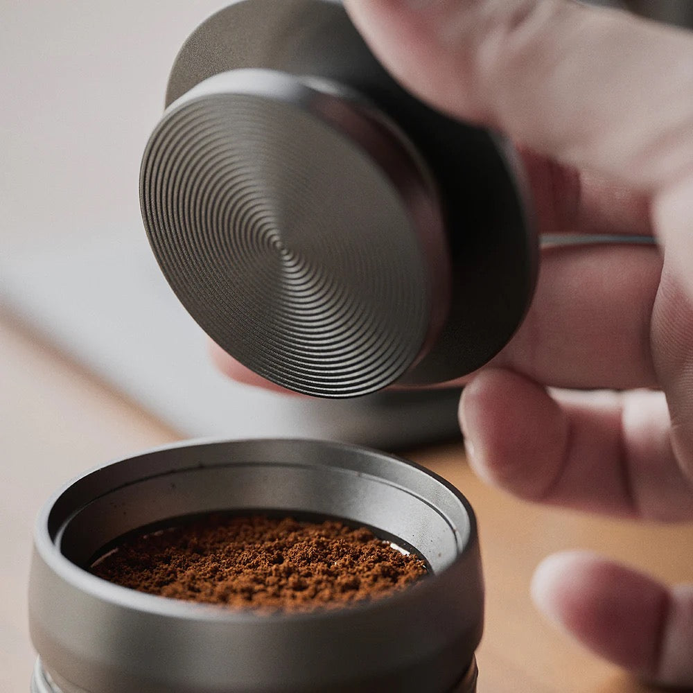 IKAPE Portable Coffee Maker with Heating Function and 51mm Bottomless Basket- KAPO K2