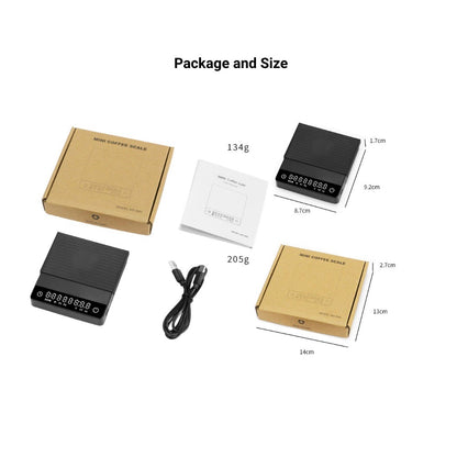 Mini Precision Coffee Scale 2kg