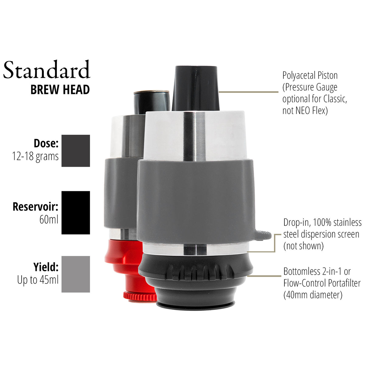 Flair Classic Espresso Maker (Stainless PGK and tamper)